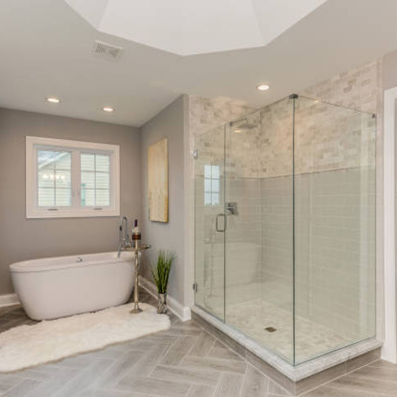 Bathroom Glass Partition